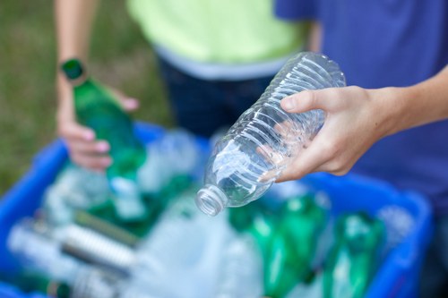 Recycling items during house clearance in Clapham